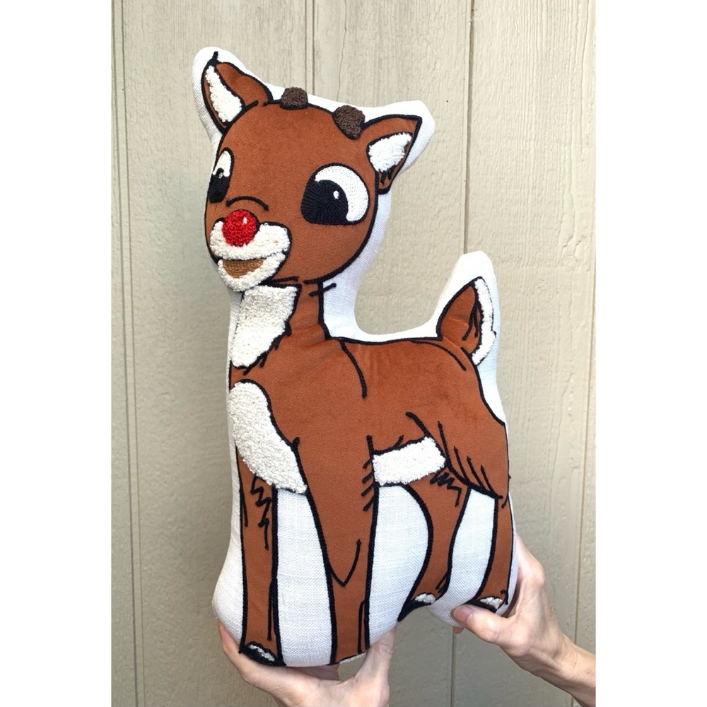 Rudolph the Red Nosed Reindeer Plush Pillow!